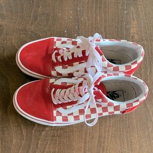 Red Vans! Only wore a few times.